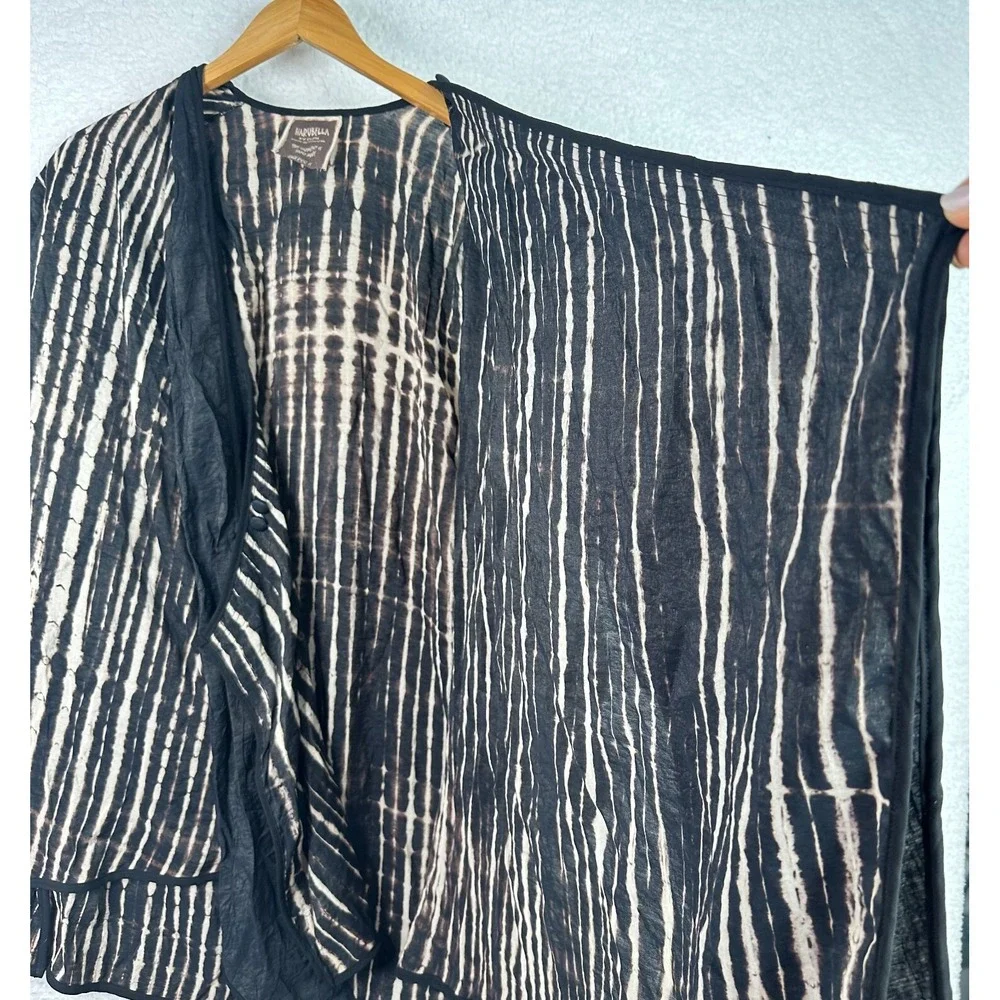 HarvBella by Exotic Tie‎ Dye Convertible Drape Cardigan Boho Wrap Jacket - Picture 8 of 15